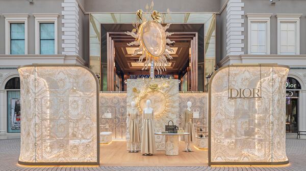 Christian Dior launched a dedicated pop-up store for the Dior Or Ramadan capsule at Avenues Mall in Kuwait.