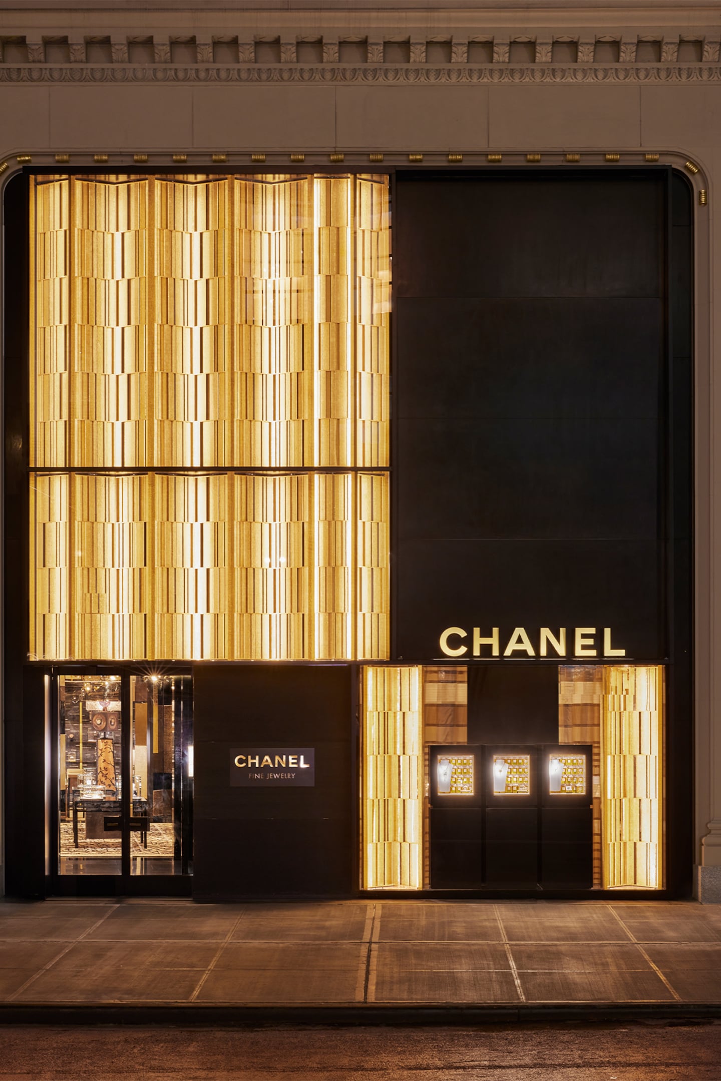A Chanel storefront