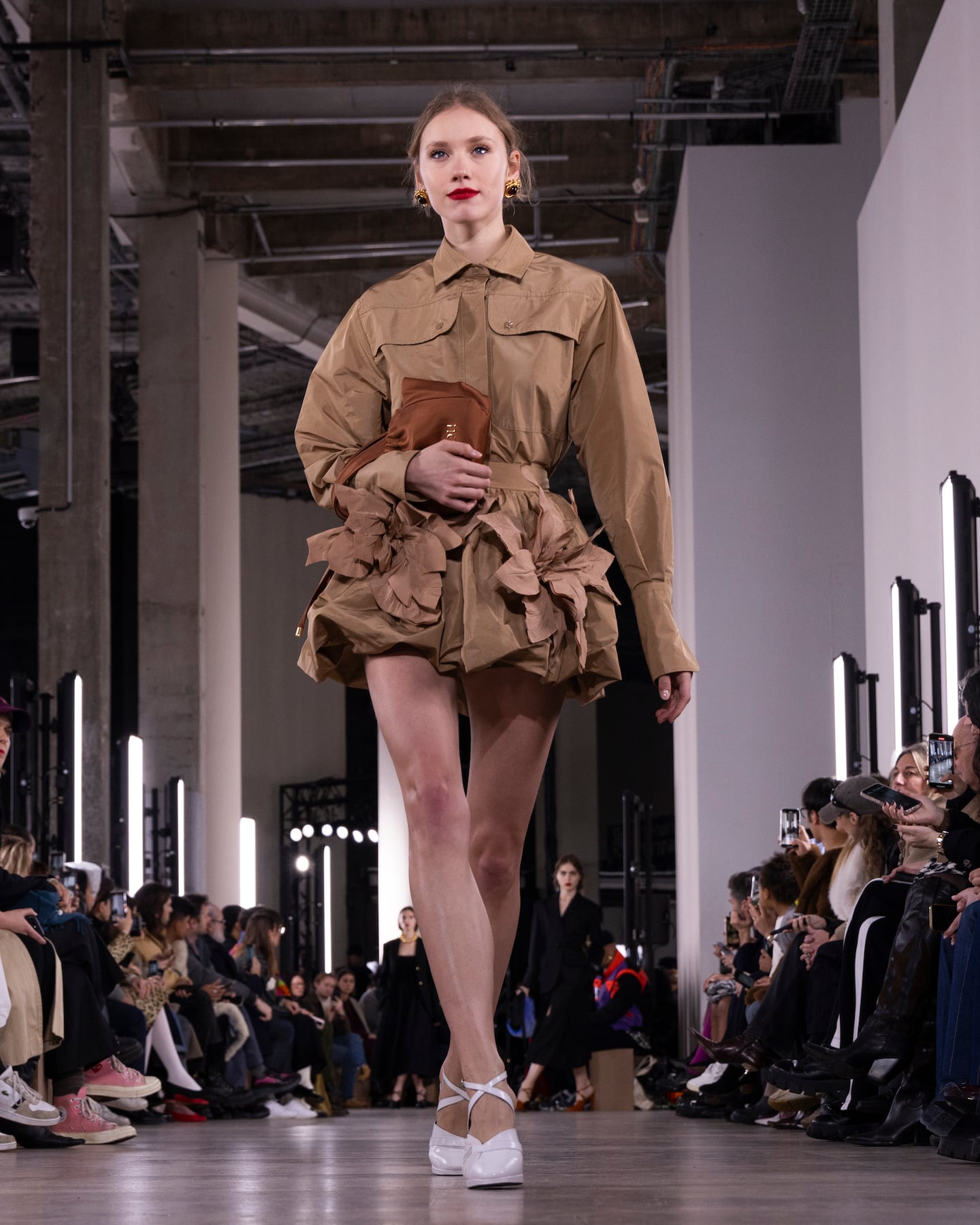 Patou's winter 2024 collection on the runway in Paris