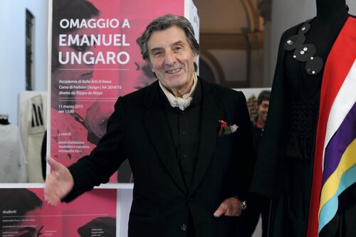 French Fashion Designer Emanuel Ungaro Dies at 86