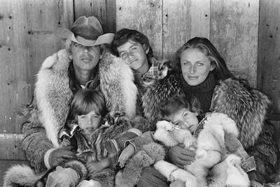 Lauren family portrait, Colorado 1977.