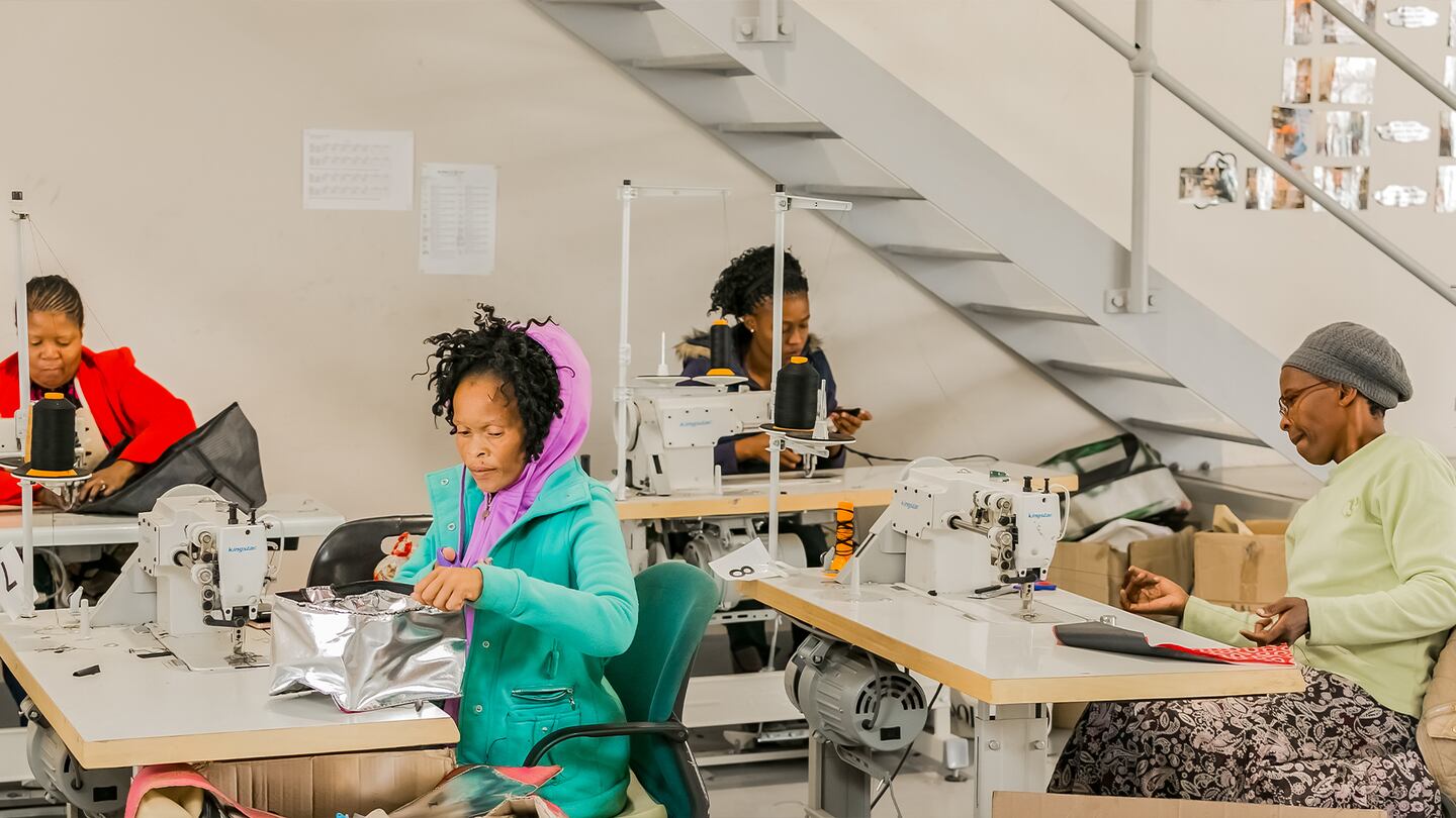 Garment workers in Johannesburg, South Africa.