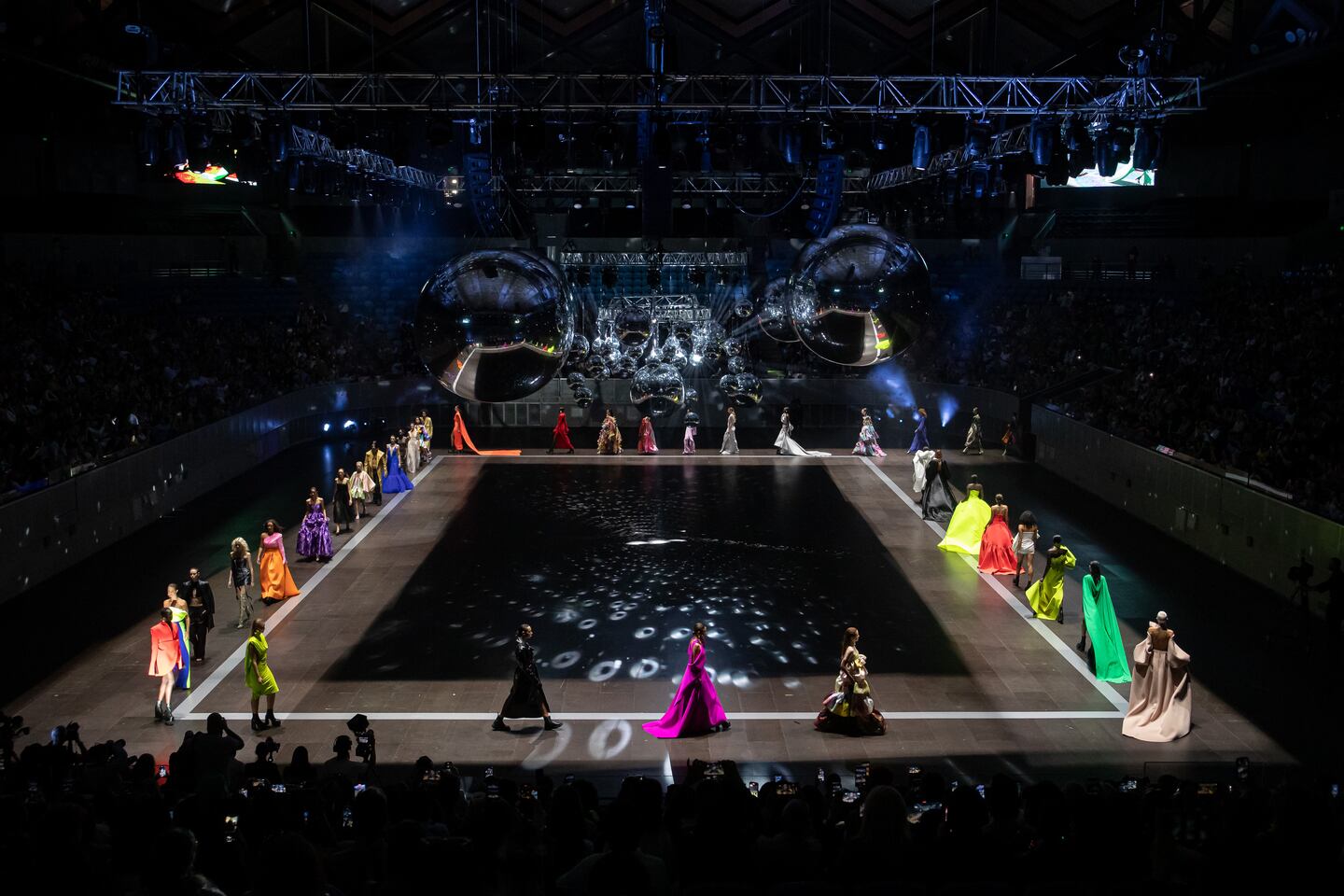 The finale at Melbourne Fashion Festival's closing show.