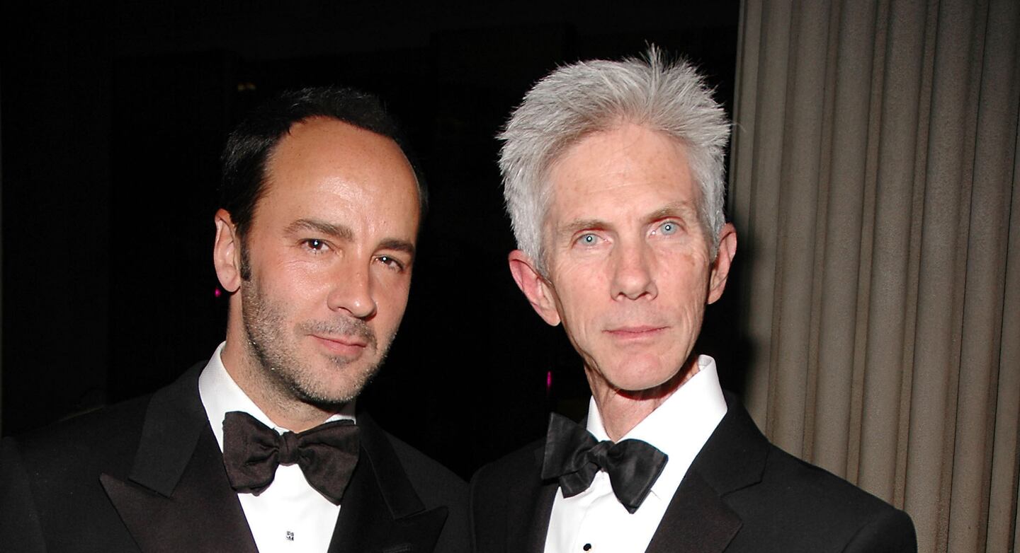 Tom Ford and Richard Buckley at the Met Gala in 2006. Rabbani and Solimene Photography/WireImage