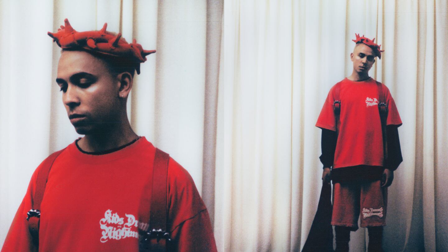 A preview of Kids Dreams and Nightmare's first collection, which will be on show at Dover Street Market's 3537 retail and culture space in Paris.