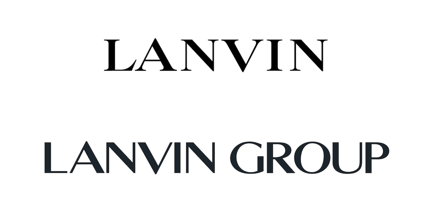Lanvin Group has a new logo and branding. Lanvin Group.