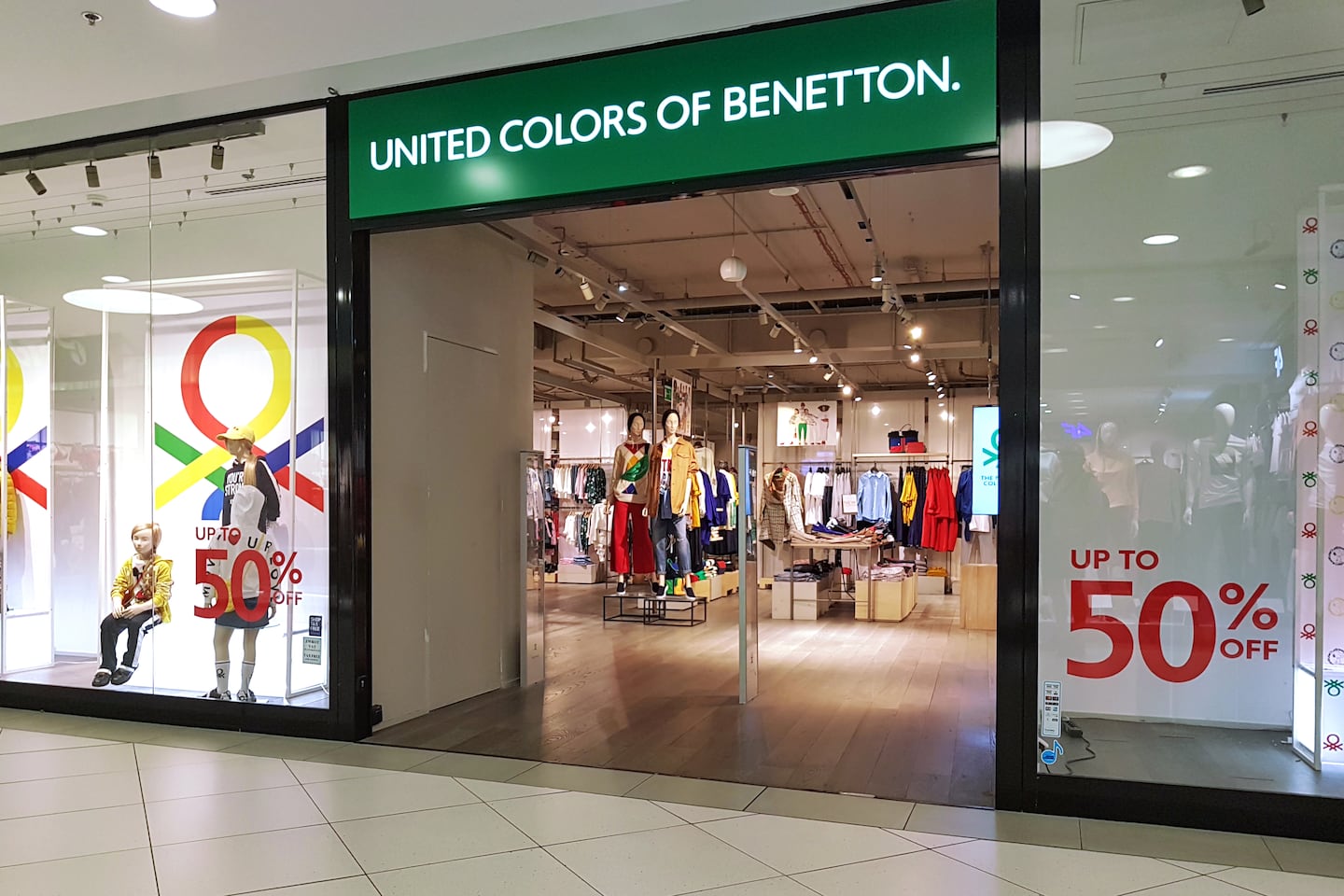 Benetton Group has suspended new orders from Myanmar suppliers. Shutterstock.