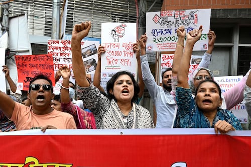 Bangladesh Garment Workers Fighting for Pay Face Brutal Violence and Threats