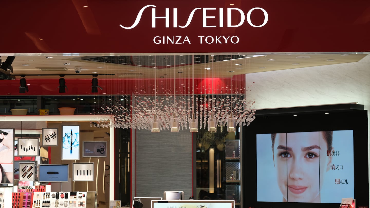 Shiseido store in Shanghai, China. Shutterstock.