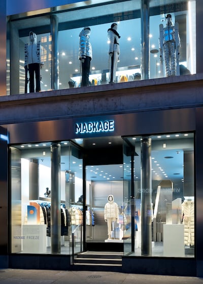 Mackage opened its first European flagship store in Paris in late 2022.
