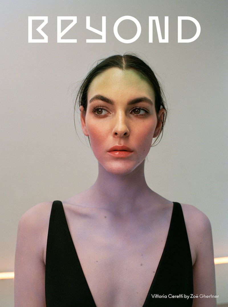 Vittoria Ceretti on the cover of "Beyond."