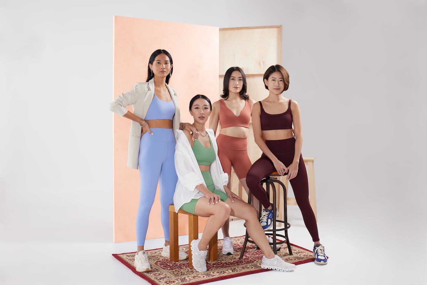 Left to Right: Love Bonito CEO Dione Song, Love Bonito Co-founder Rachel Lim, Co-founders of Cheak (formerly Butter) Olivia Yiong and Tiffany Chng.