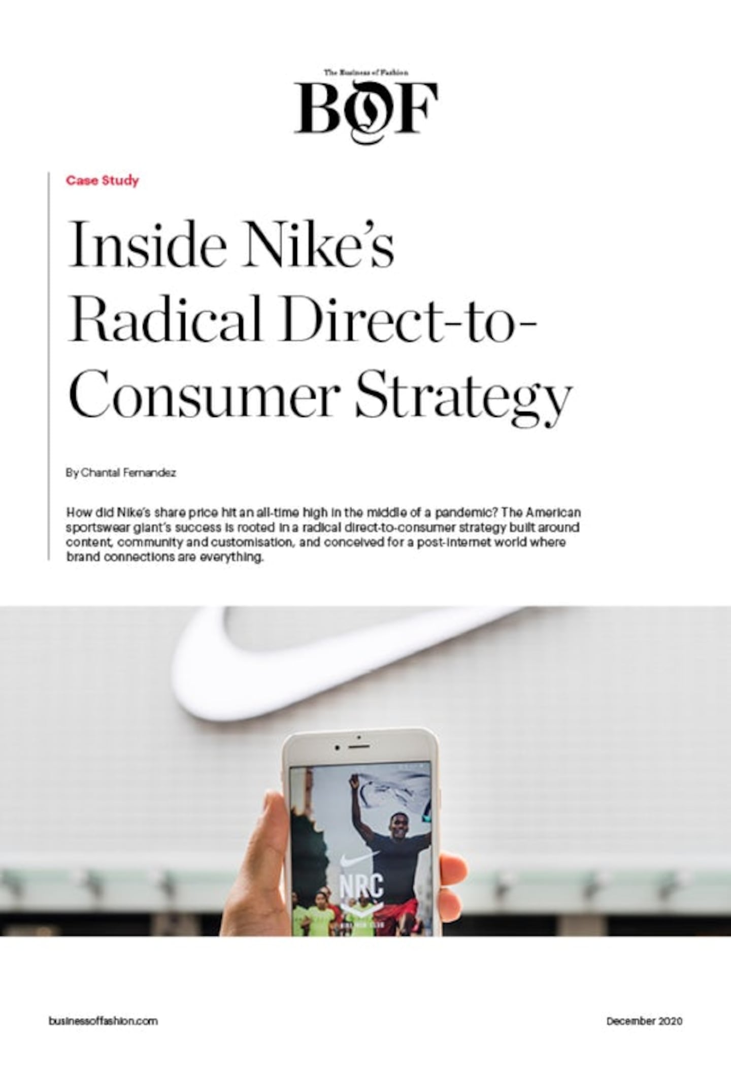 Inside Nike's Radical Direct-to-Consumer Strategy Case Study