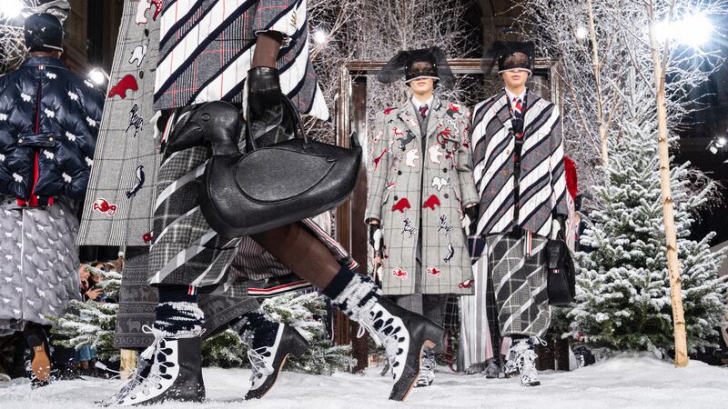 Thom Browne Autumn/Winter 2020. Getty Images.
