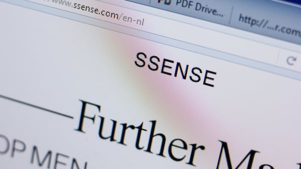 Ssense website