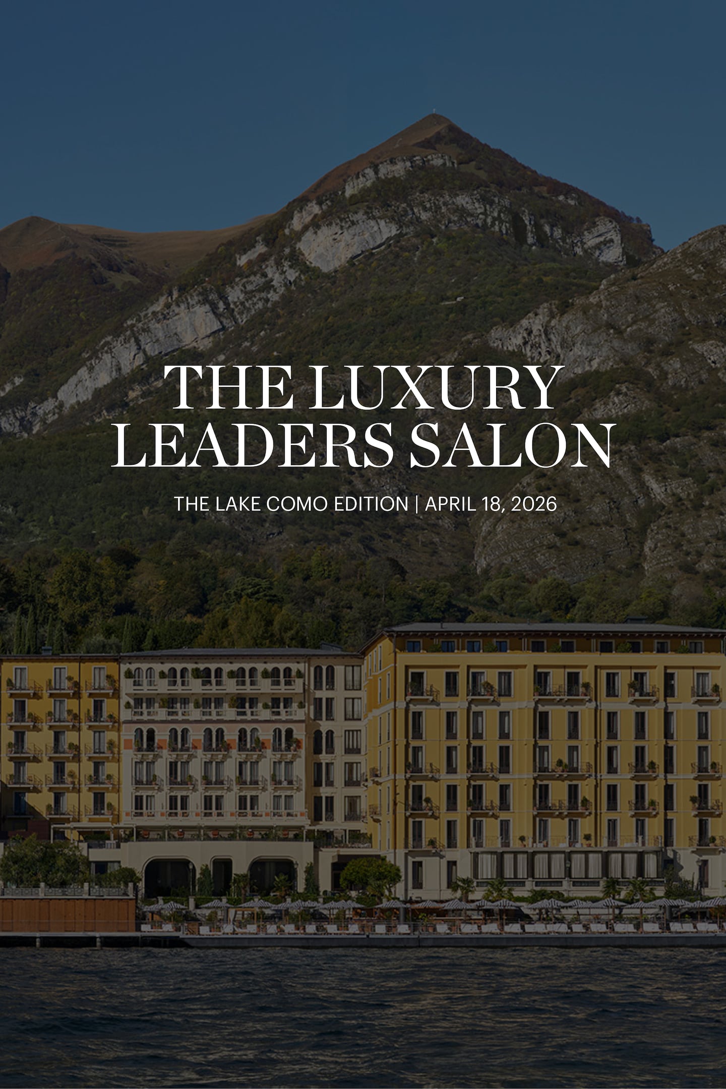 BoF to Convene Luxury Leaders in Lake Como During Milan Design Week
