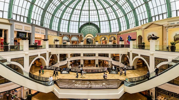 The Mall of the Emirates in the Al Barsha district of Dubai.