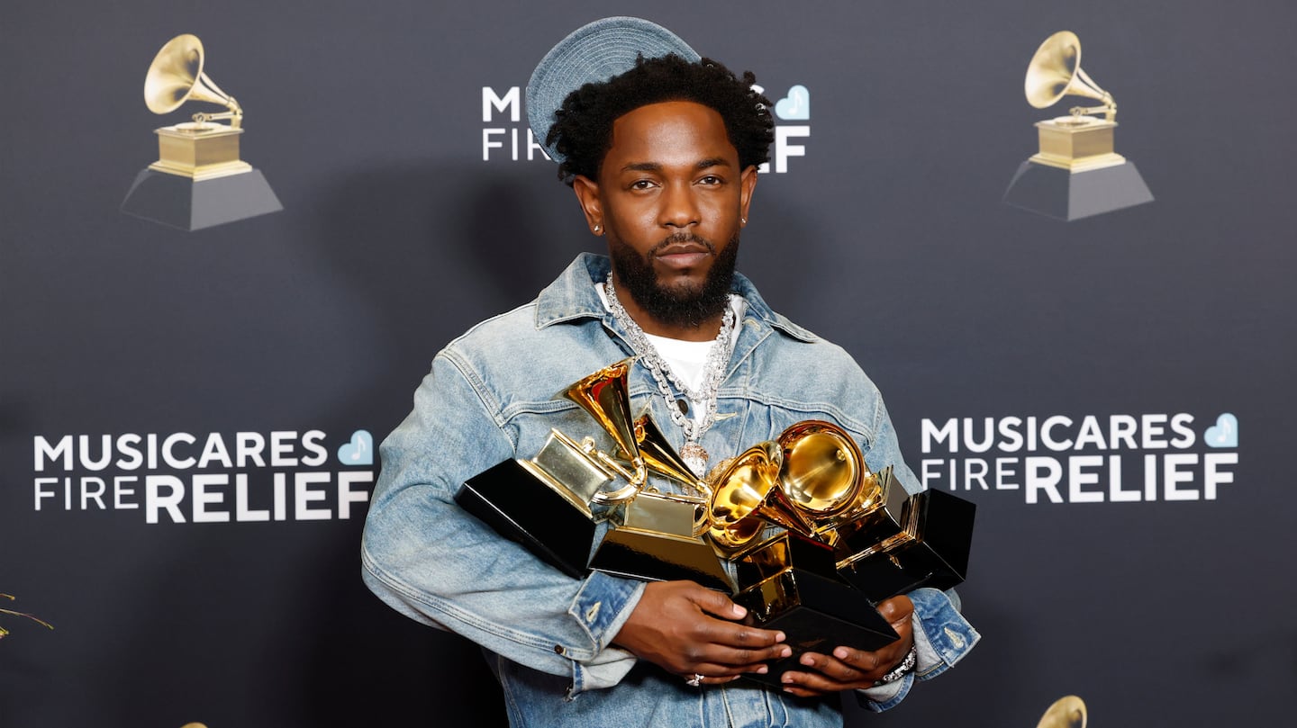 Kendrick Lamar at the 67th Annual Grammy Awards.