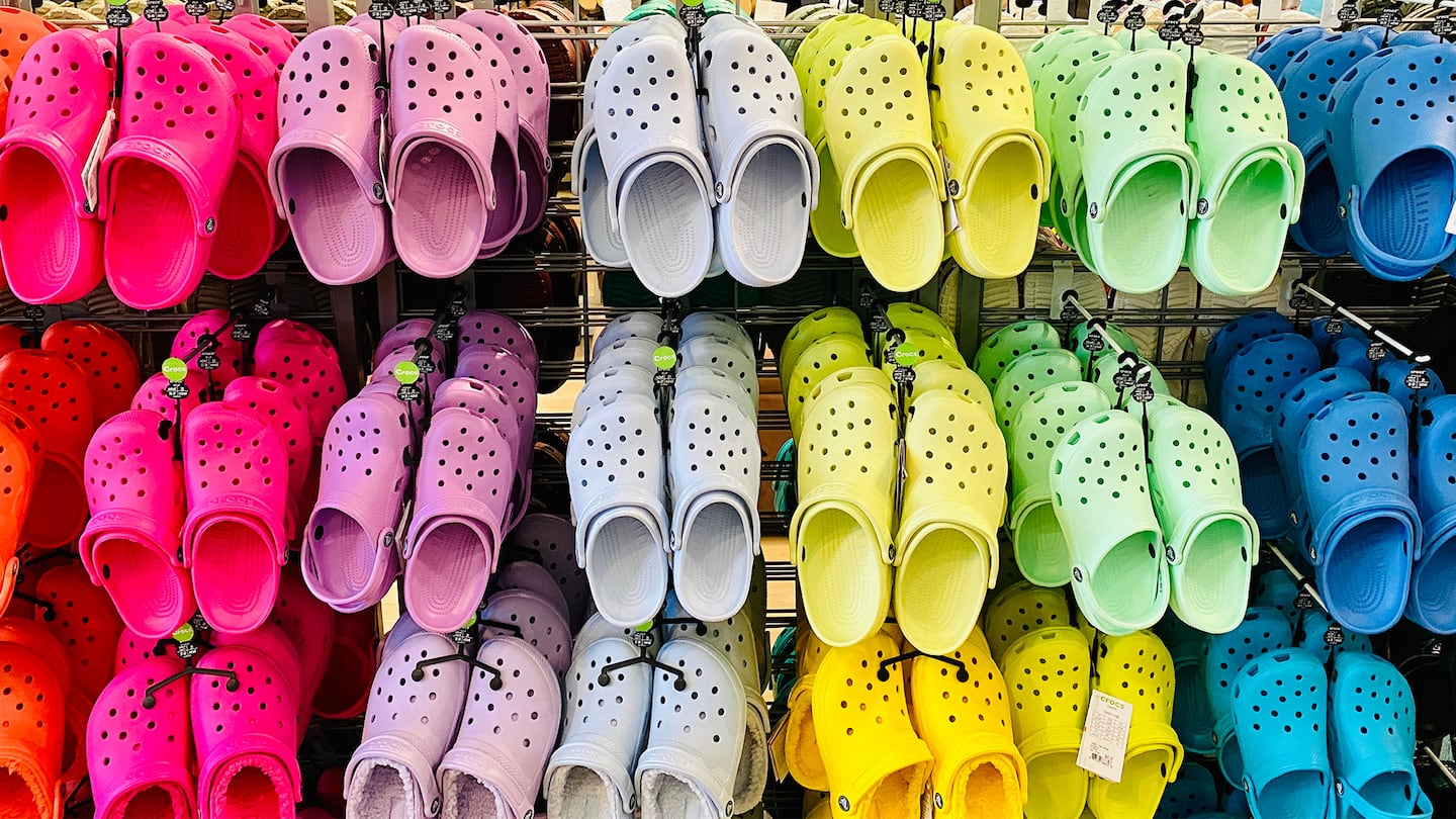 Crocs shoes. Shutterstock.