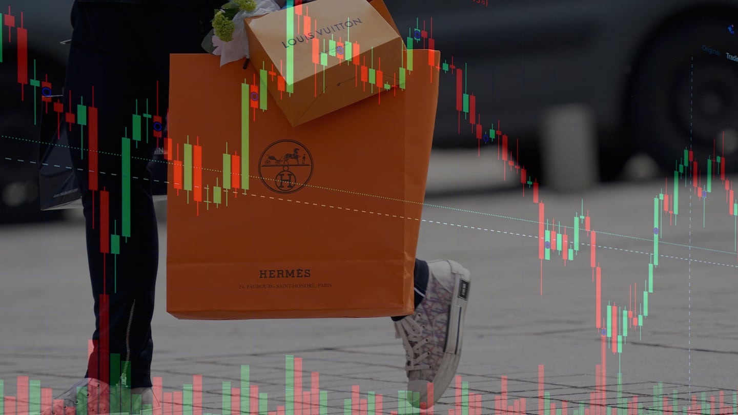 LVMH and Kering have seen their post-pandemic gains vanish and Hermès has taken a knock as investors question prospects for a sector rebound. Richemont’s climb, meanwhile, shows no sign of letting up.