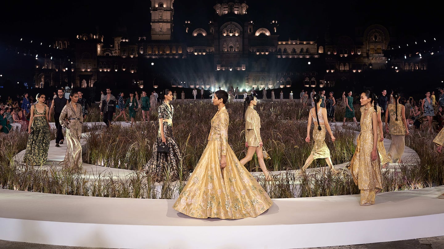 Anita Dongre’s ‘Rewild’ show at the majestic Lukshmi Vilas Palace in Vadodara, India in January 2026.