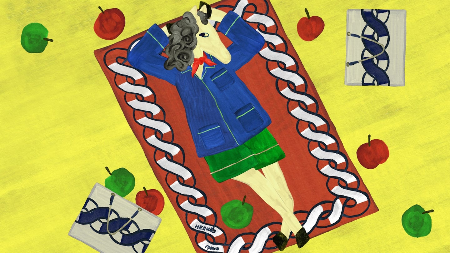 Hermès partnered with French artist Sarah Martinon to illustrate its website for summer 2026.