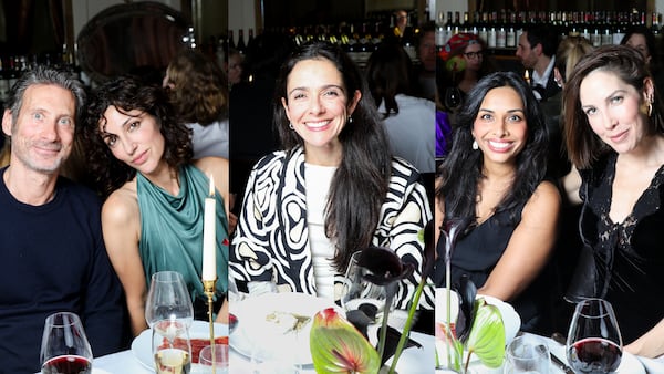 Charles Rosier, co-founder and CEO of Augustinus Bader and Yasmin Sewell, founder and CEO, Vyrao, Camille Nordby, premium beauty category leader, Amazon US Stores, The Business of Beauty’s Priya Rao and Prisca Courtin-Clarins, chair of board, Famille C Participations.
