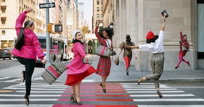 Kate Spade's fall campaign focuses on its new signature print. Kate Spade