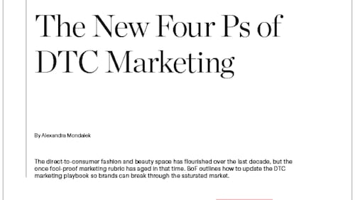 Case Study | The New Four Ps of DTC Marketing