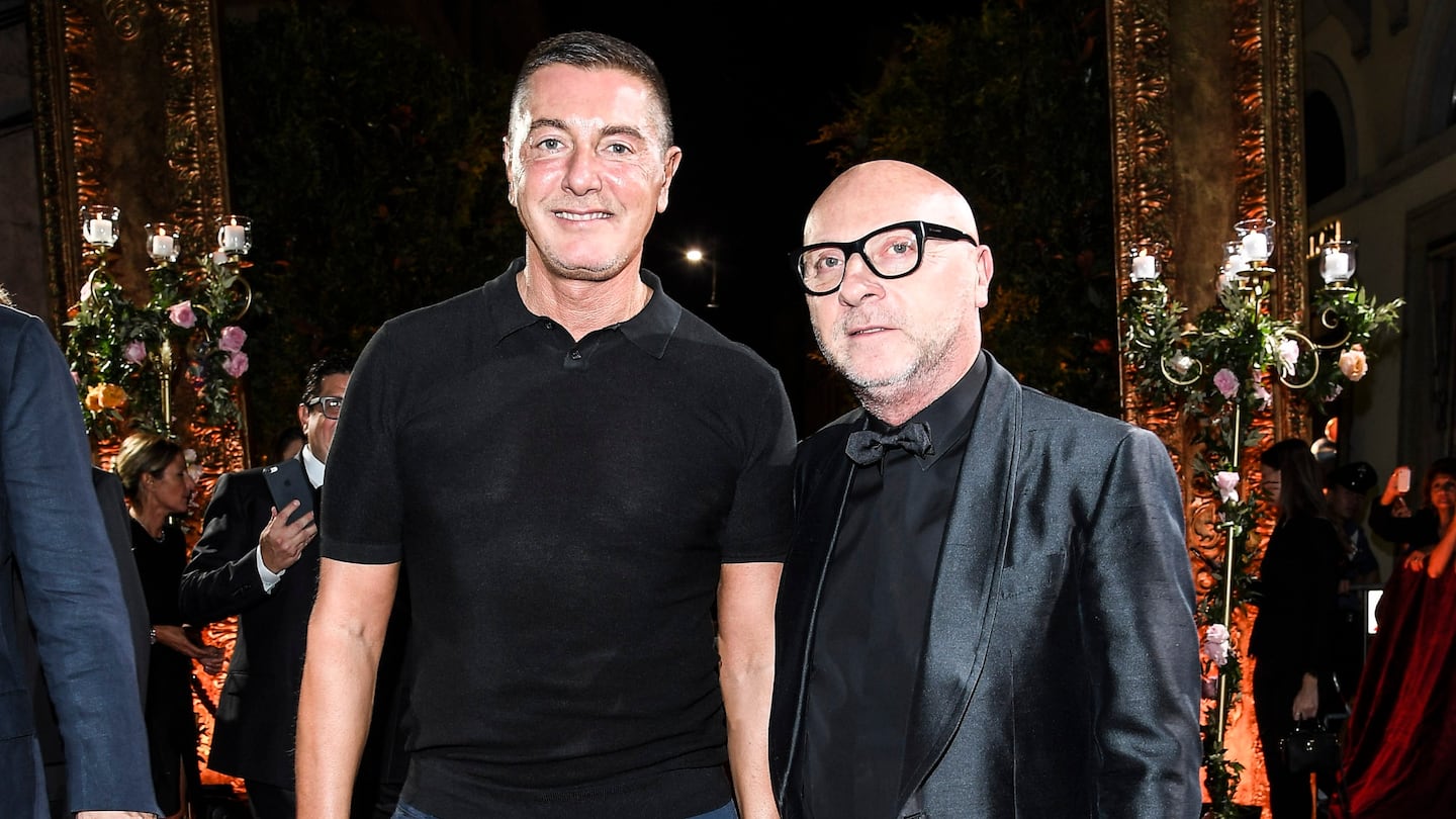Stefano Gabbana and Domenico Dolce