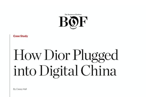 Case Study | How Dior Plugged Into Digital China