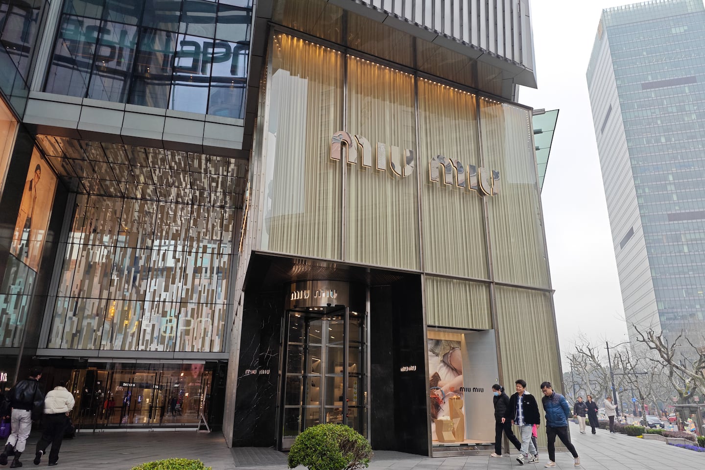 Miu Miu has recently found success in China despite a general slowdown in luxury sales in the country.