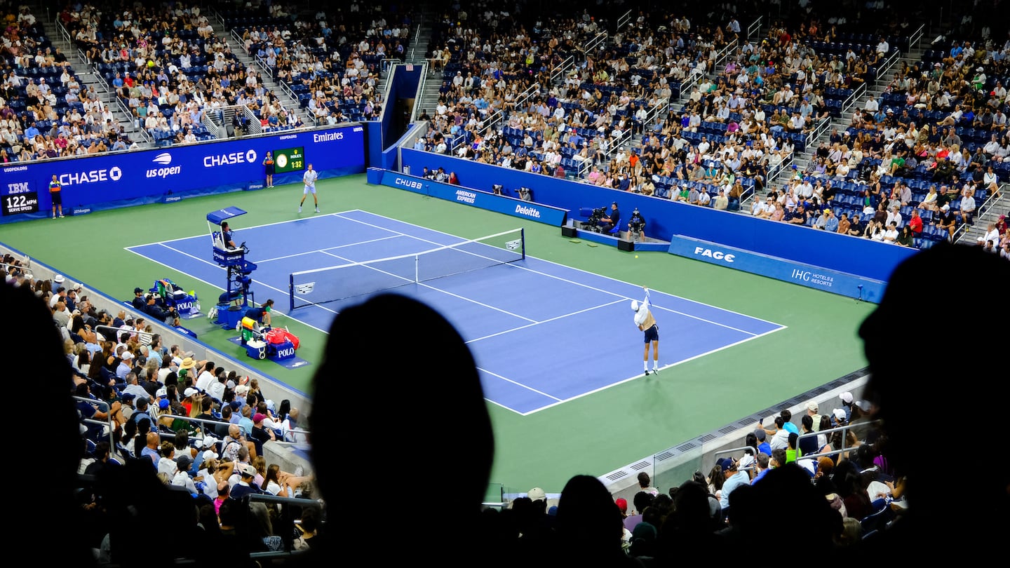 US Open Tennis Court View