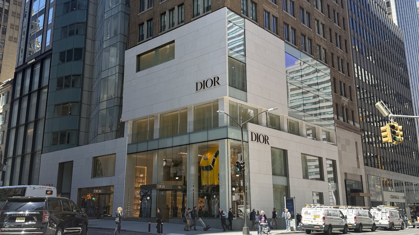 Dior's new NYC flagship on East 57th Street.