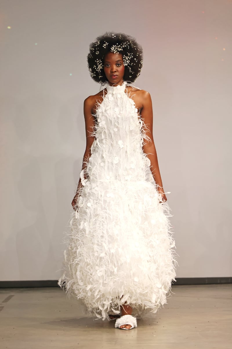 Onalaja's collection, “Rising From the Ashes,” was shown on 20 September, in a season critics called London’s strongest line-up in years.