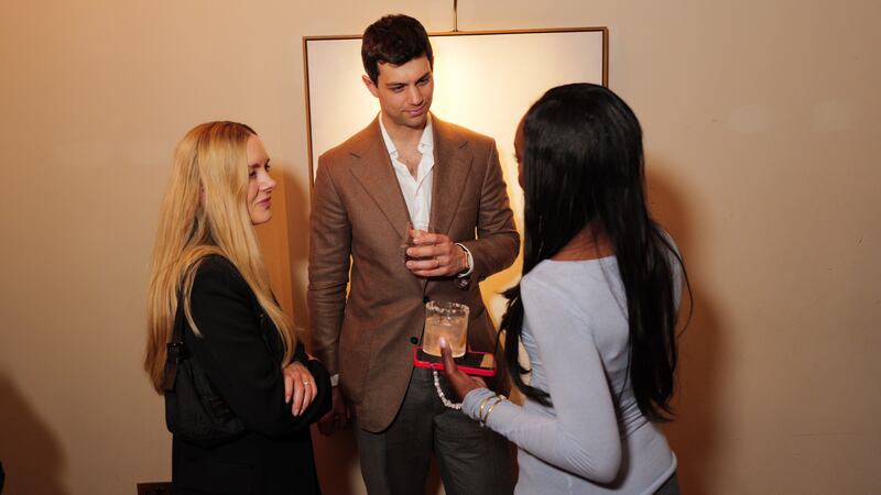 From left to right: Suzanne Walter, senior VP at Purple PR, Matteo Rosin, head of strategy, transformation and CRM at Max Mara and Kate-Jean Bafundila, sales development associate at The Business of Fashion.