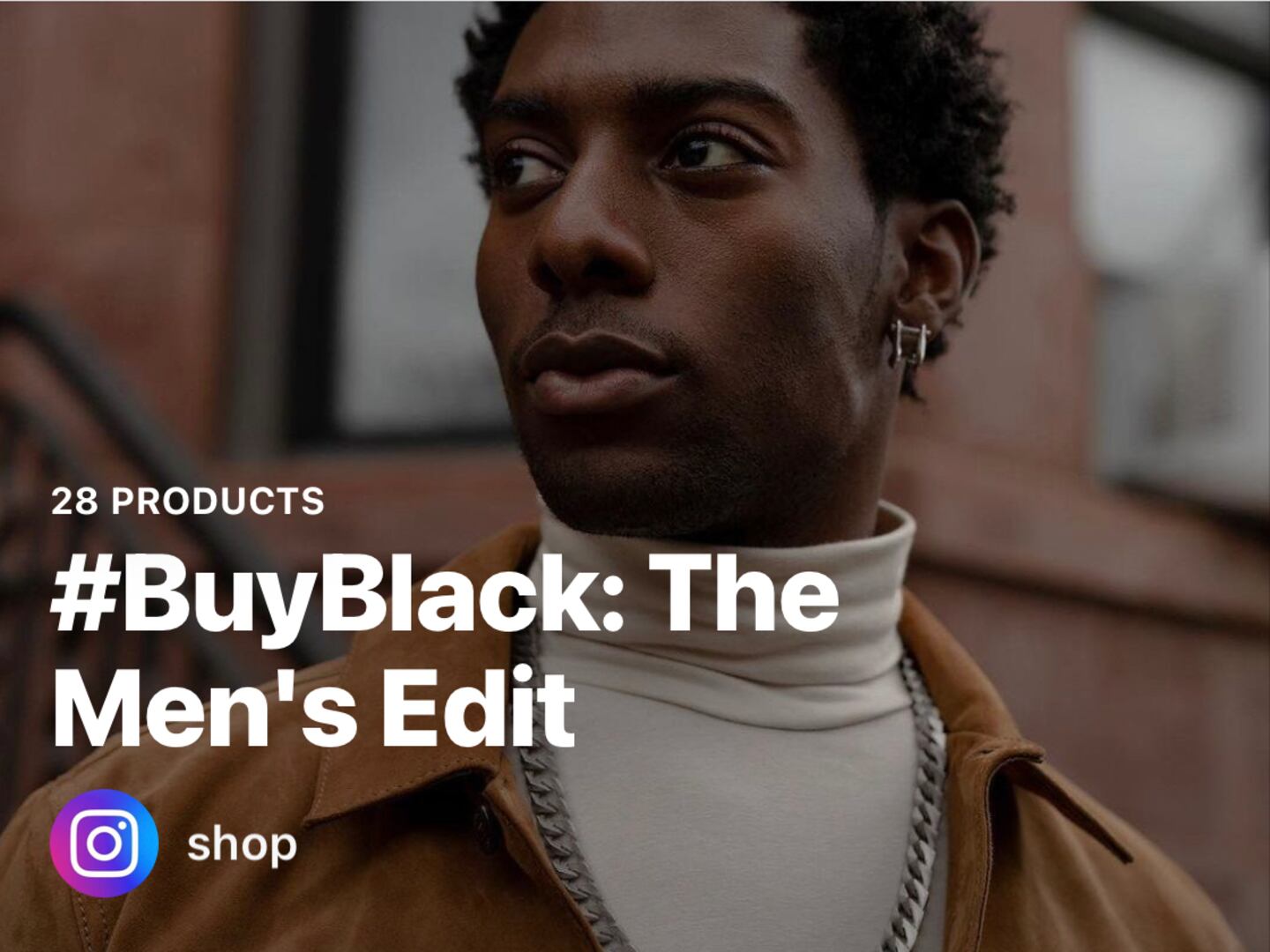 A landing page for Facebook, Inc.'s #BuyBlack initiative.