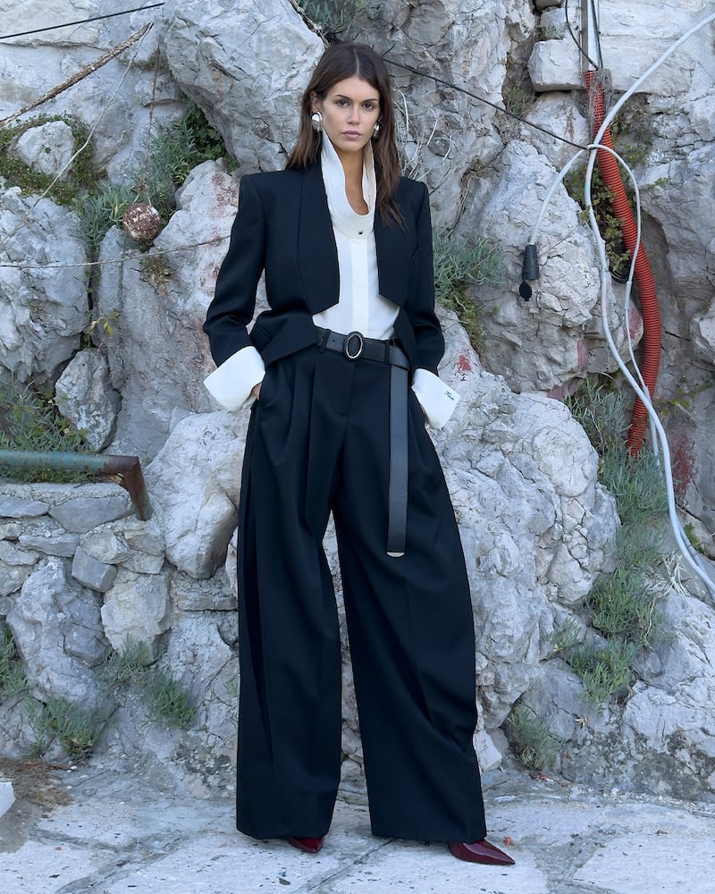 Kaia Gerber in Givenchy's Autumn/Winter 2026 campaign.
