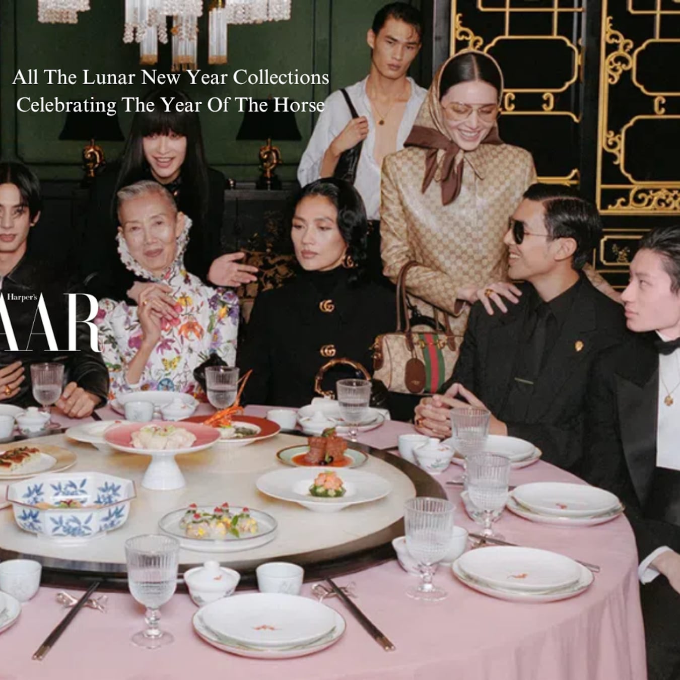 Project-Silk Laundry’s Fire Horse Capsule in Harper's Bazaar