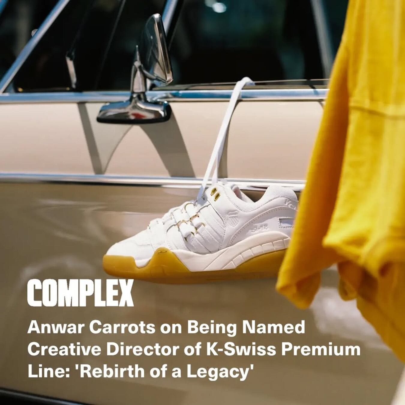 Project-Anwar Carrots Becoming K-Swiss Premium Line's CD for Complex
