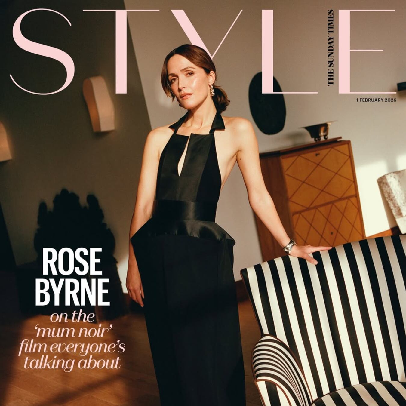 Project-Rose Byrne in Bevza on the cover of Sunday Times STYLE