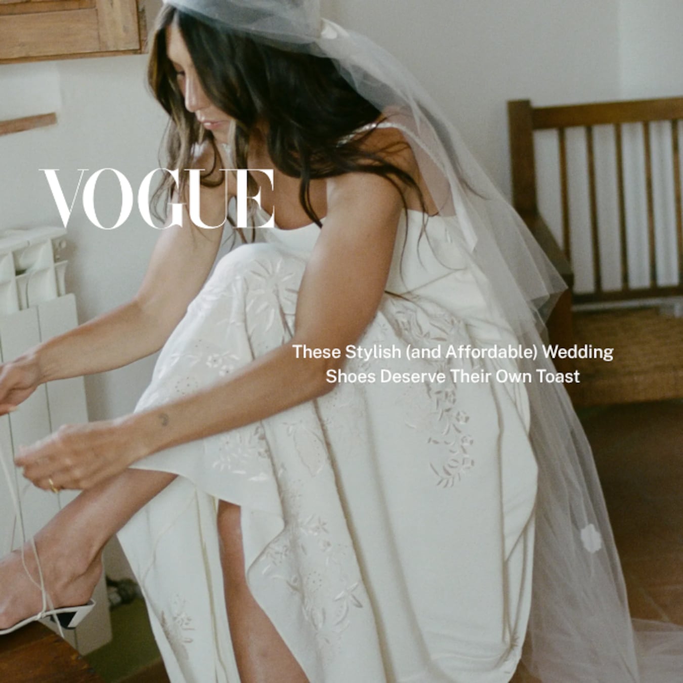 Project-Studio Amelia Featured in Vogue's Wedding Shoe Edit