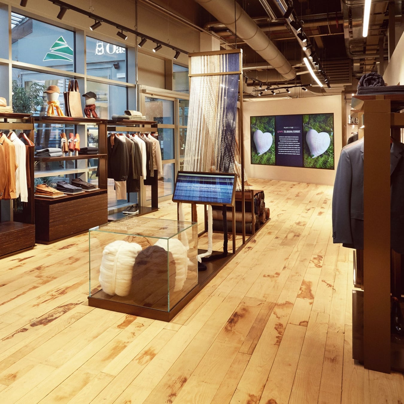 Project-Zegna partners with Green Pea to create a new shop-in-shop experience