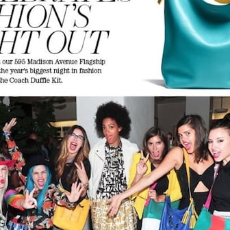 Project-Coach Celebrates Fashion's Night Out!