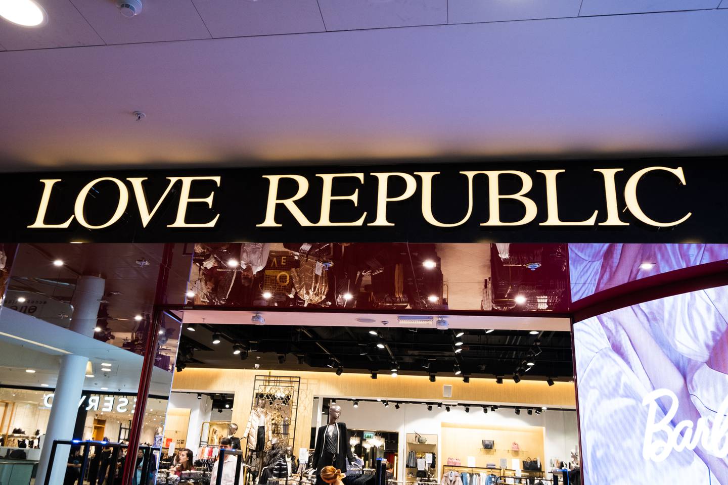 A Love Republic store in Saint Petersburg. Shutterstock