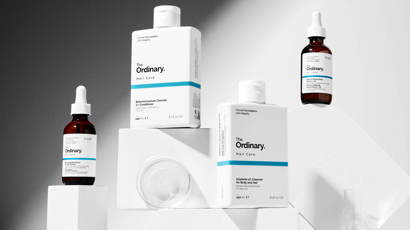 The Ordinary adds three products to its hair care lineup, which started with a serum in 2019.