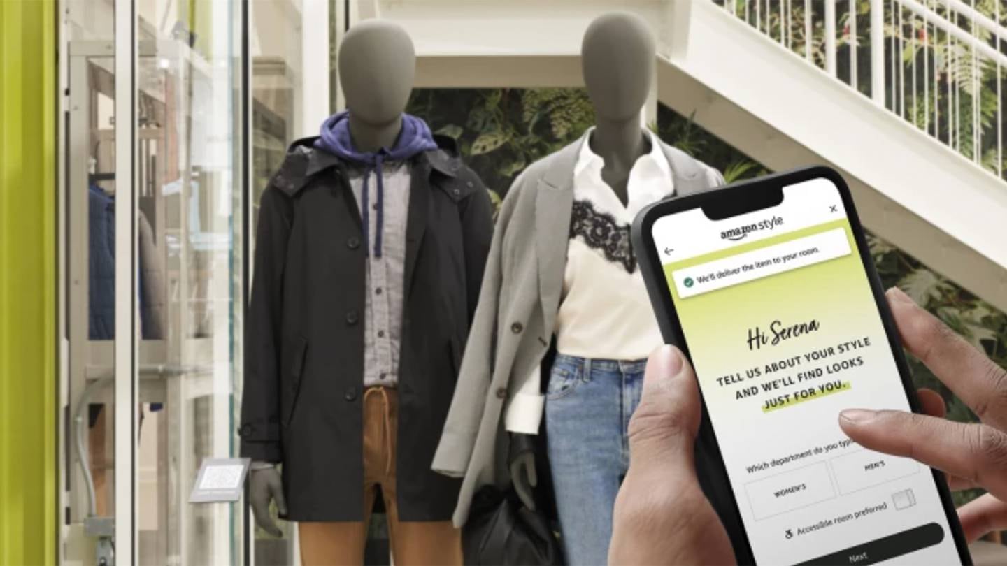 The store, Amazon Style, located in Los Angeles, will use machine-learning technology to help customers find clothes and personalise recommendations.