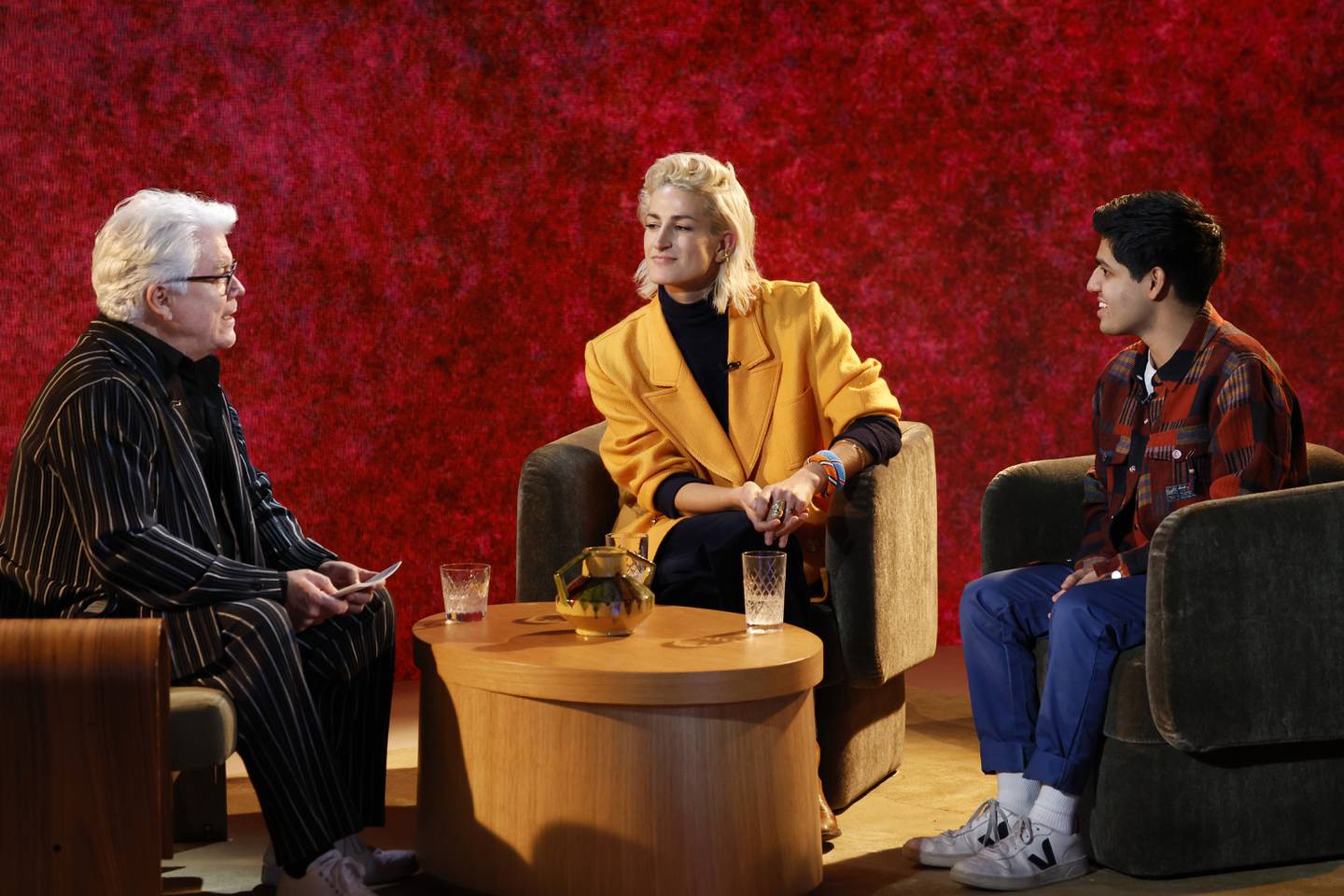 Tim Blanks speaks with Stephanie Simon and Ziad Ahmed at BoF VOICES 2022 at Soho Farmhouse.