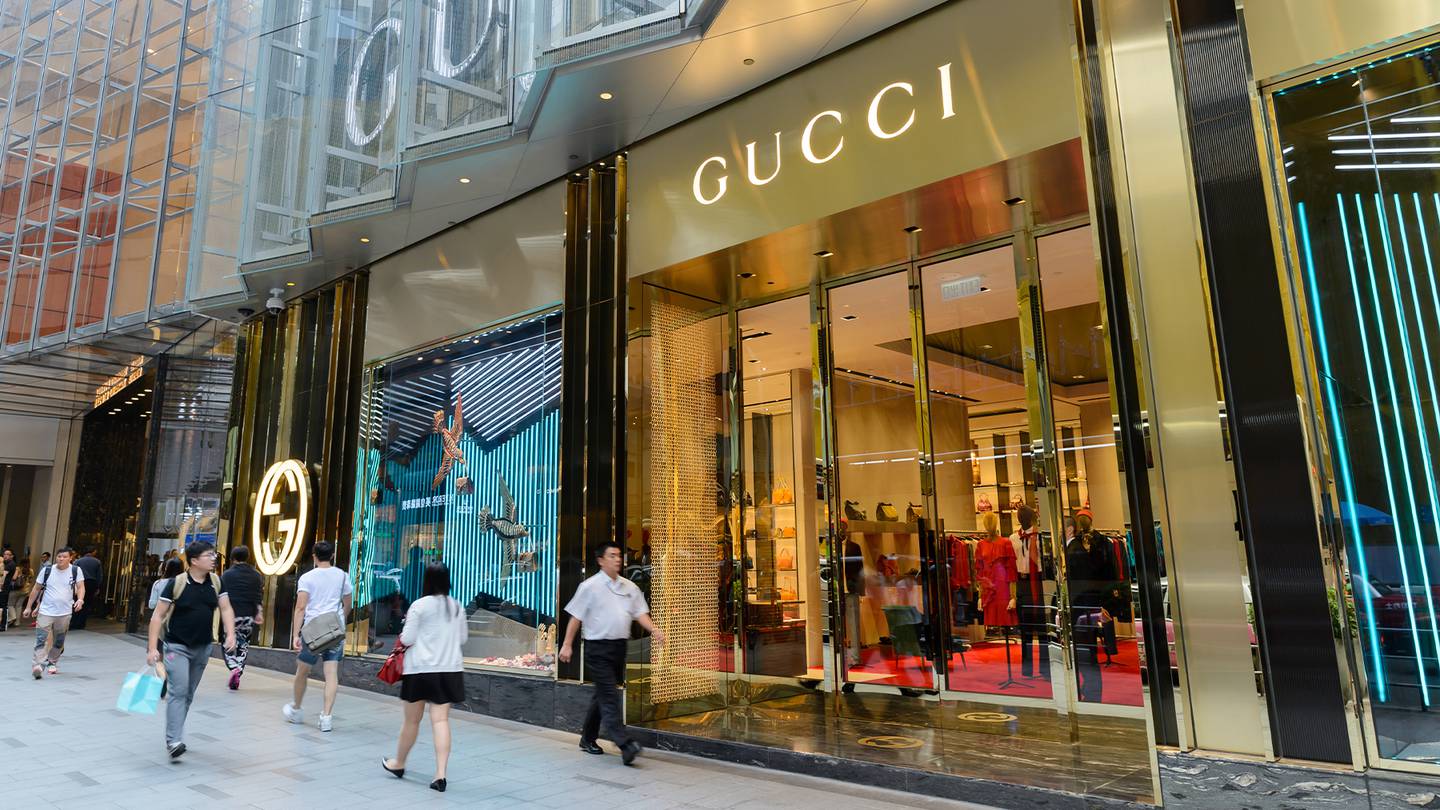 Gucci store in China.
