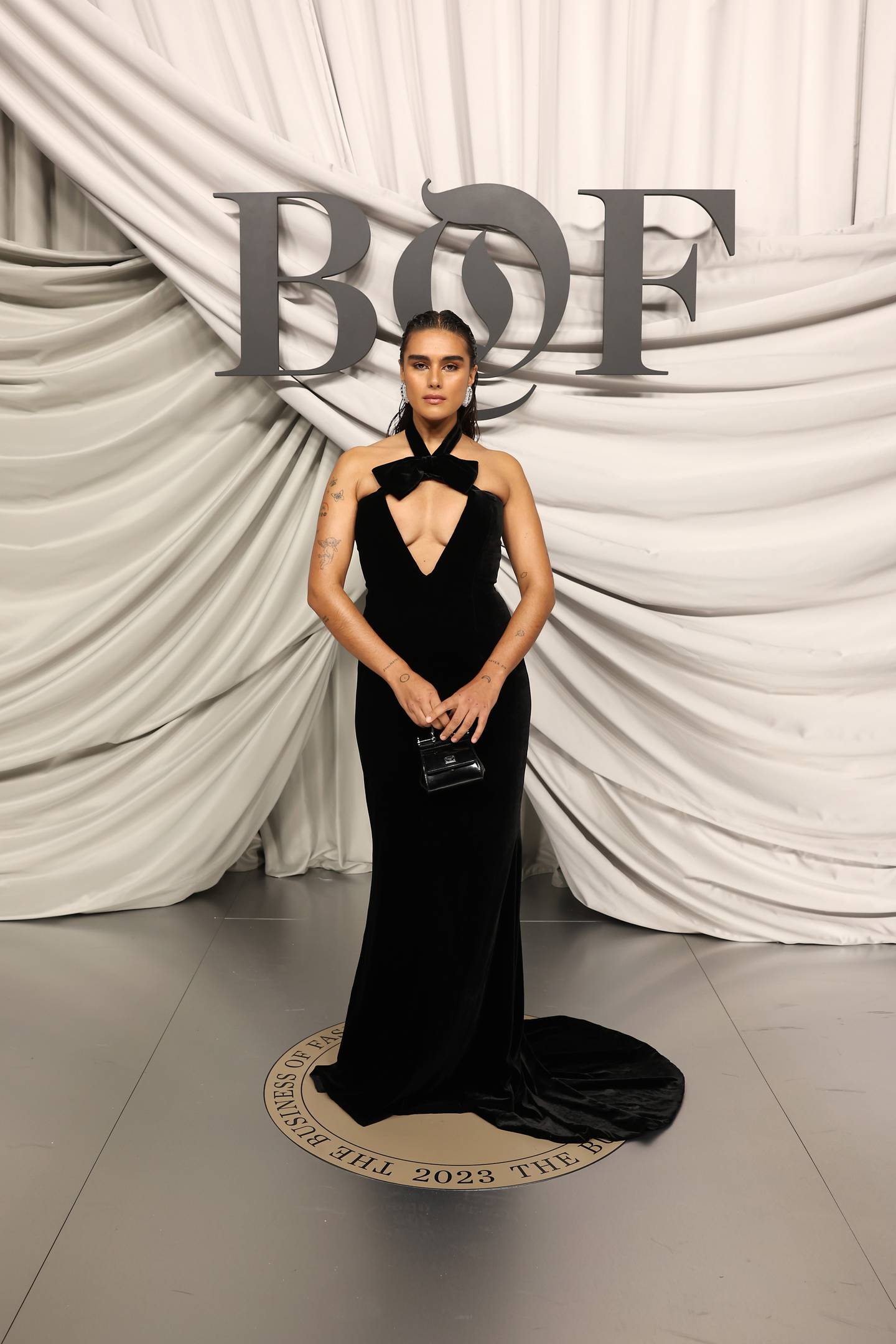 Jill Kortleve attends the #BoF500 Gala during Paris Fashion Week at Shangri-La Hotel Paris on September 30, 2023 in Paris, France.